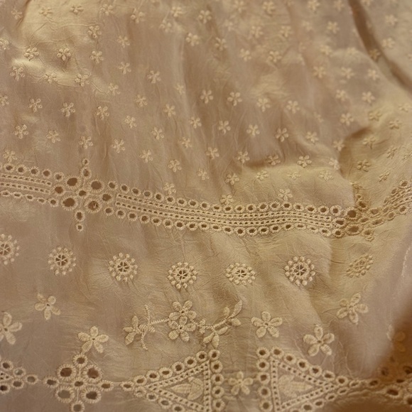 JOHNNY WAS FINAL $$ Embroidery on sheer silky fabric (L) Cover Up Dainty Dress - Picture 5 of 6